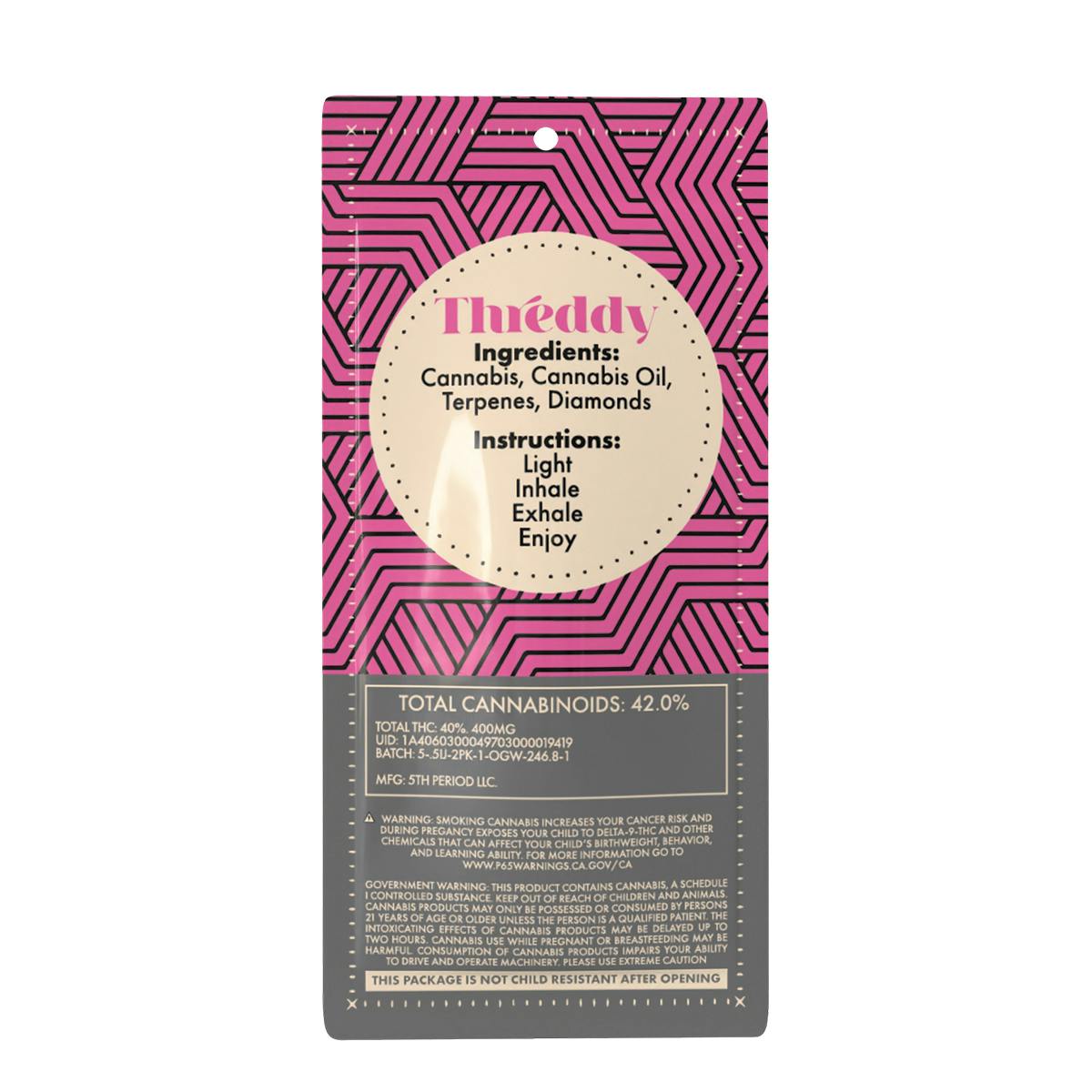Threddy - Threddy - 2PK - Watermelon OG - 1G - 1
