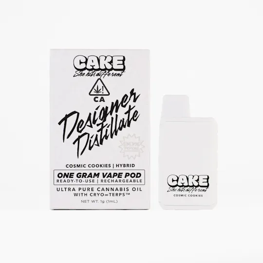 CAKE she hits different - Cosmic Cookies | Designer Distillate Pod | 1g - 1