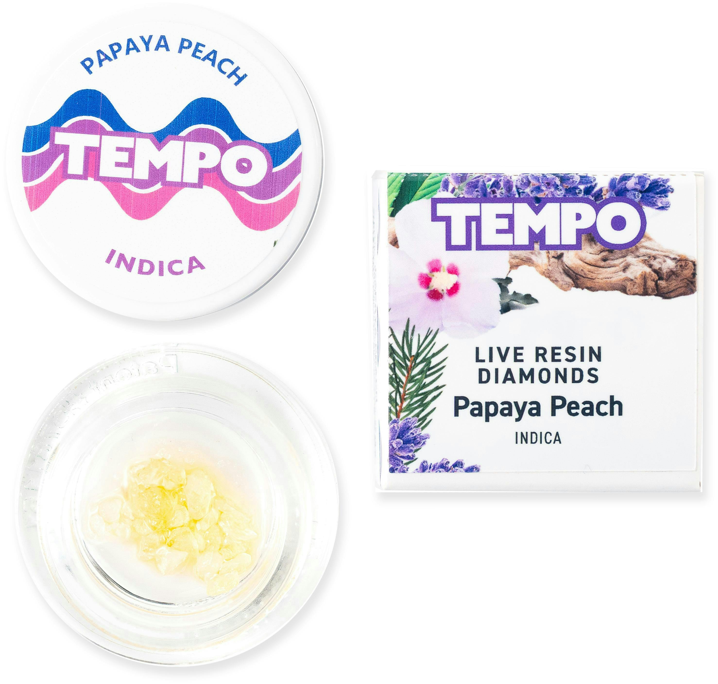 Tempo - Tempo | Papaya Peach | Live Resin Diamonds | 1g - 1