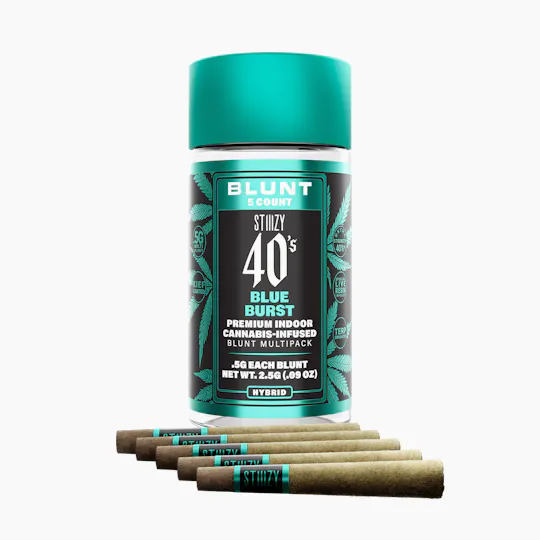 STIIIZY - - BLUE BURST - .5G 40's Infused Mini Blunt 5 Pack - 1