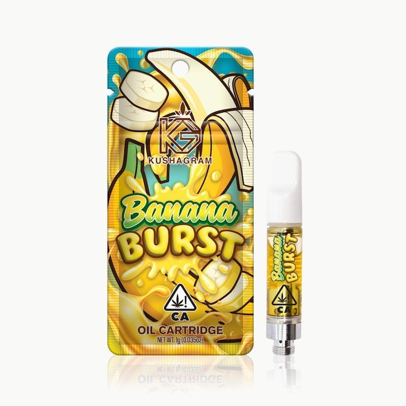 KUSHAGRAM - Banana Burst Premium Cartridge - 1g - 1