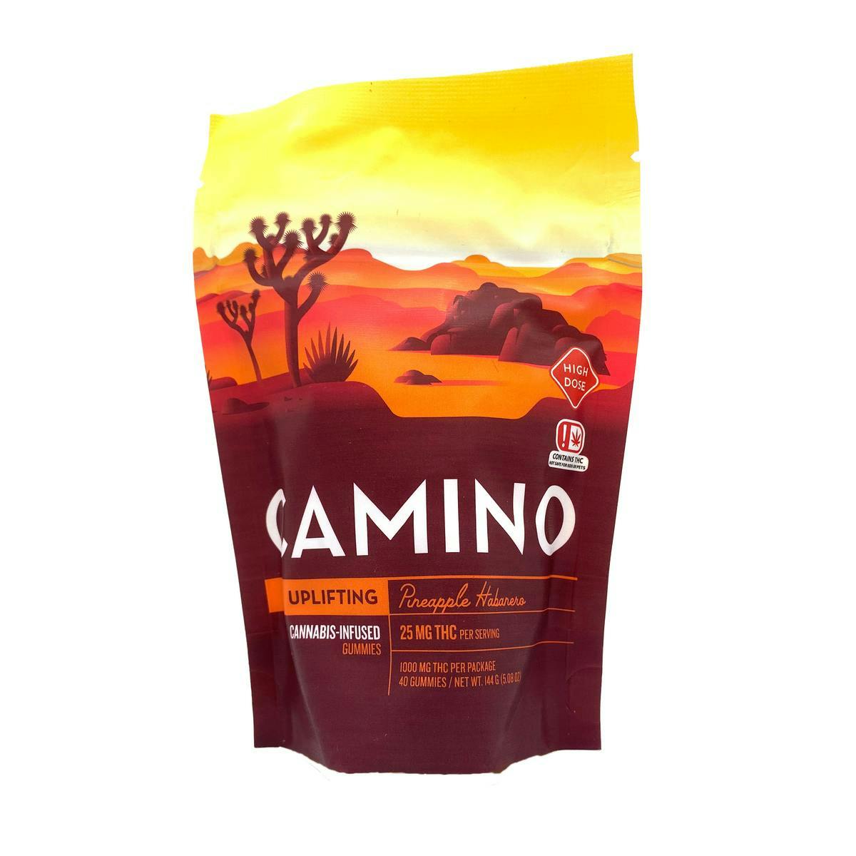 Camino - Uplifting | Pineapple Habanero Gummies | 1000mg | 40ct | 25mg/ea - 1