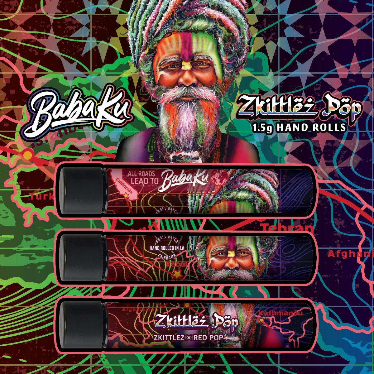 Baba Ku Farms - Baba Ku Farms | Zkittlez Pop | Joint | 1.5g - 1