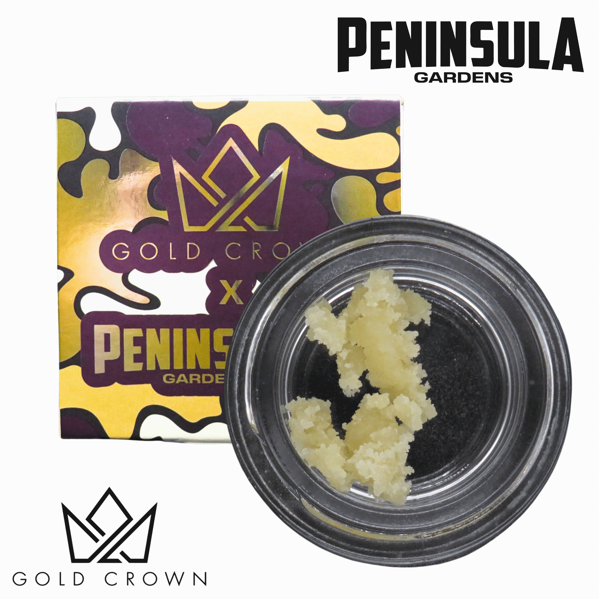 Gold Crown - Gold Crown x Peninsula Gardens | Black Maple | Sugar | 1g - 1