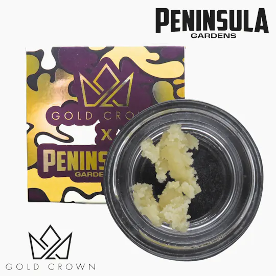 Gold Crown - Gold Crown x Peninsula Gardens | Black Maple | Sugar | 1g - 1