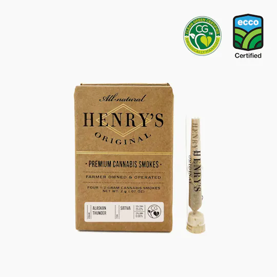 Henry's Original - Henry's Original | Alaskan Thunder | Joints | 0.5g each | 4pk - 1