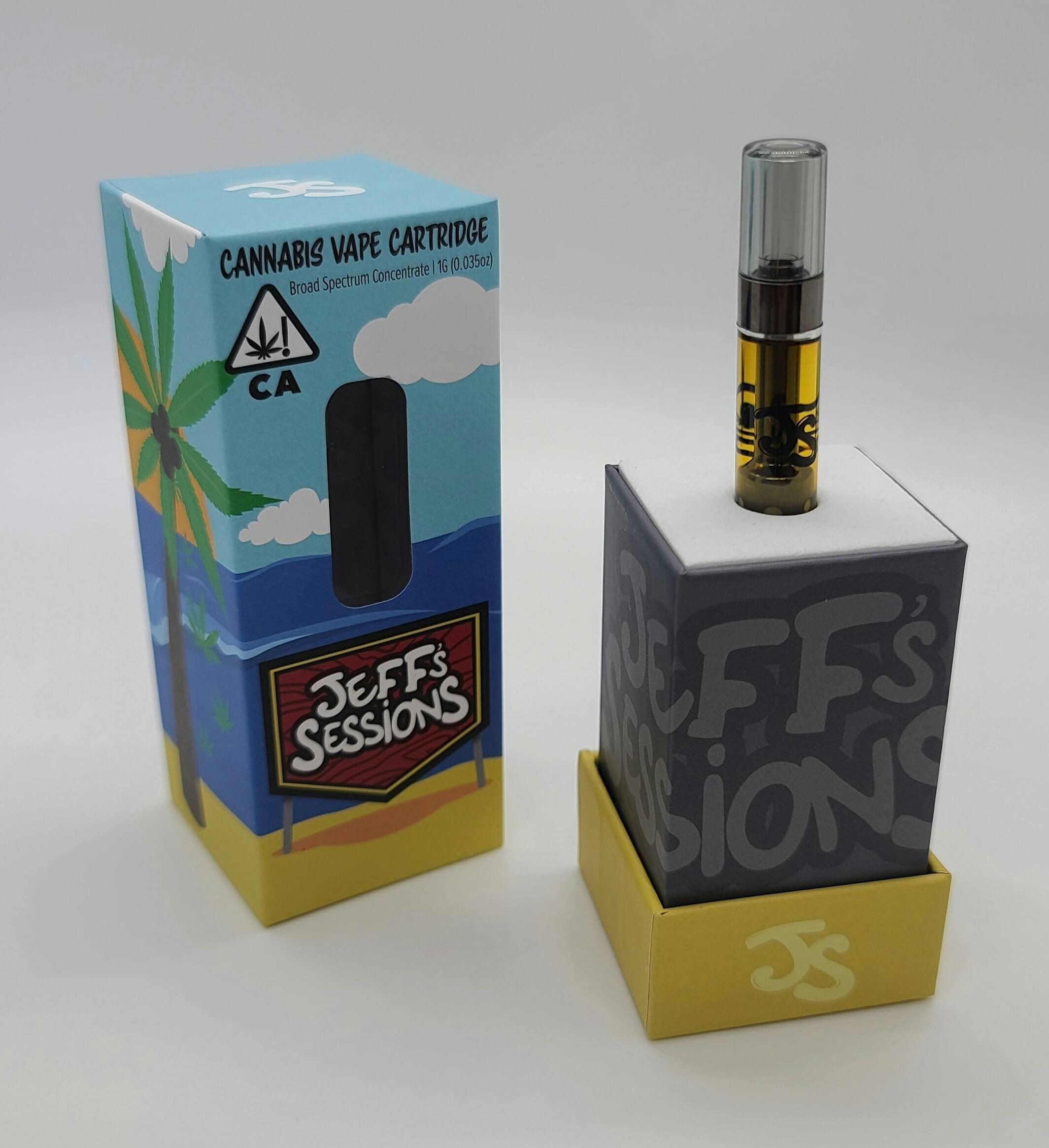 Jeff's Sessions - Jeff's Sessions | Lemon Pound Cake 1g | 510 Vape Cart - 1