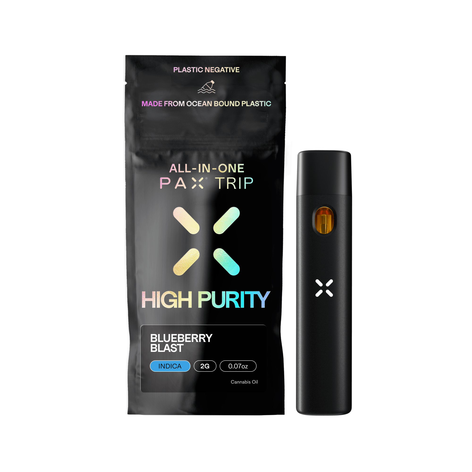 PAX - Blueberry Blast | High Purity Disposable | 2g - 1