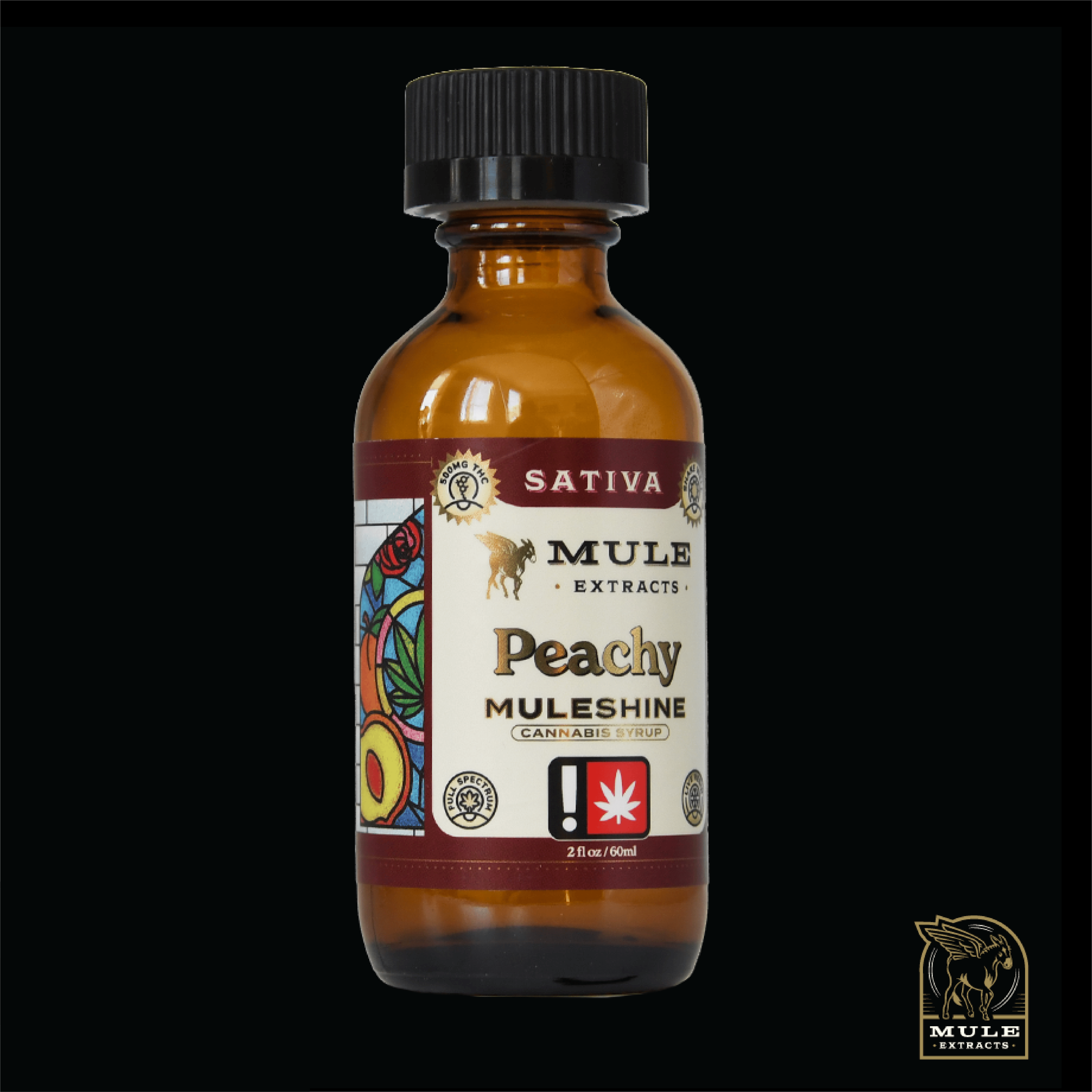 Mule Extracts - Peachy Muleshine | Infused Syrup | 500mg | 60ml - 1