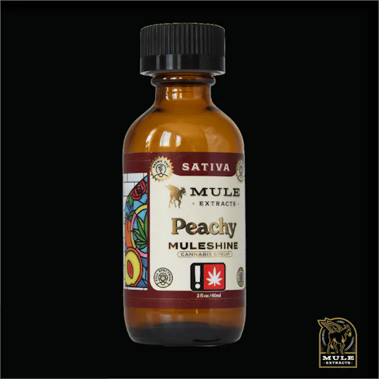 Mule Extracts - Peachy Muleshine | Infused Syrup | 500mg | 60ml - 1