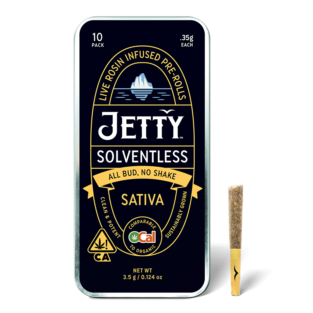 Jetty Extracts - Alcatraz OG x TCB | Live Rosin Infused Minis | 0.35g each | 10pk - 1