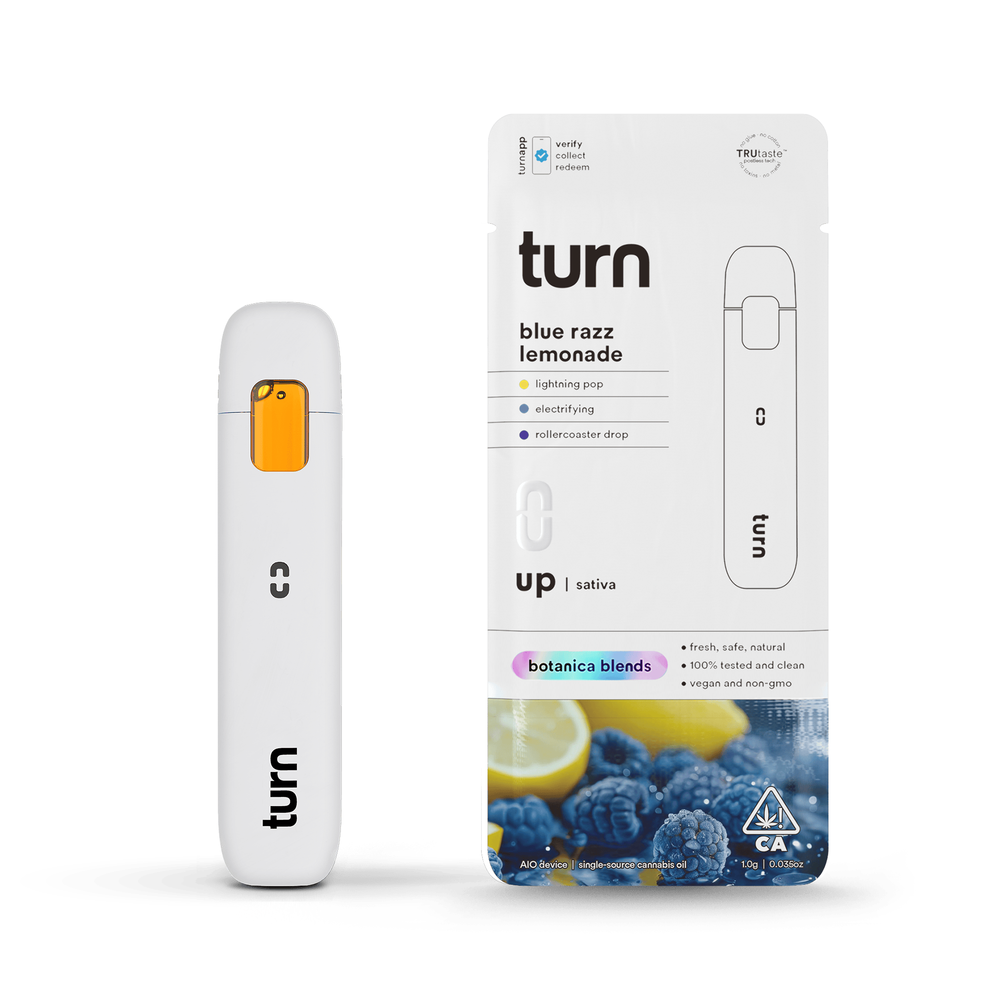 turn - Blue Razz Lemonade | Botanica Blends | AIO | Sativa | 1g - 1