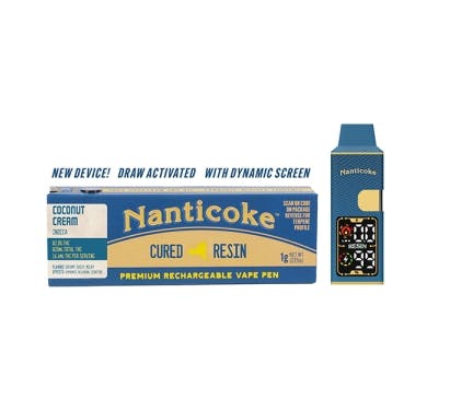 Nanticoke - Coconut Cream | Cured Resin Cartridge | 1g - 1
