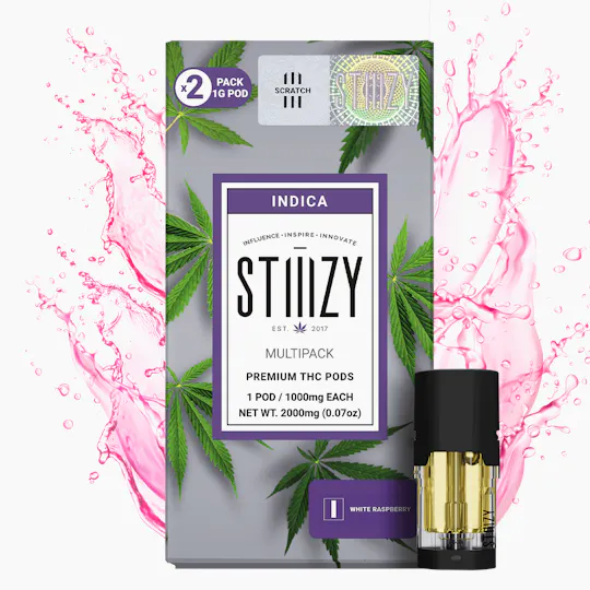 STIIIZY - White Raspberry - 2Pack 1G OG Pod - 1
