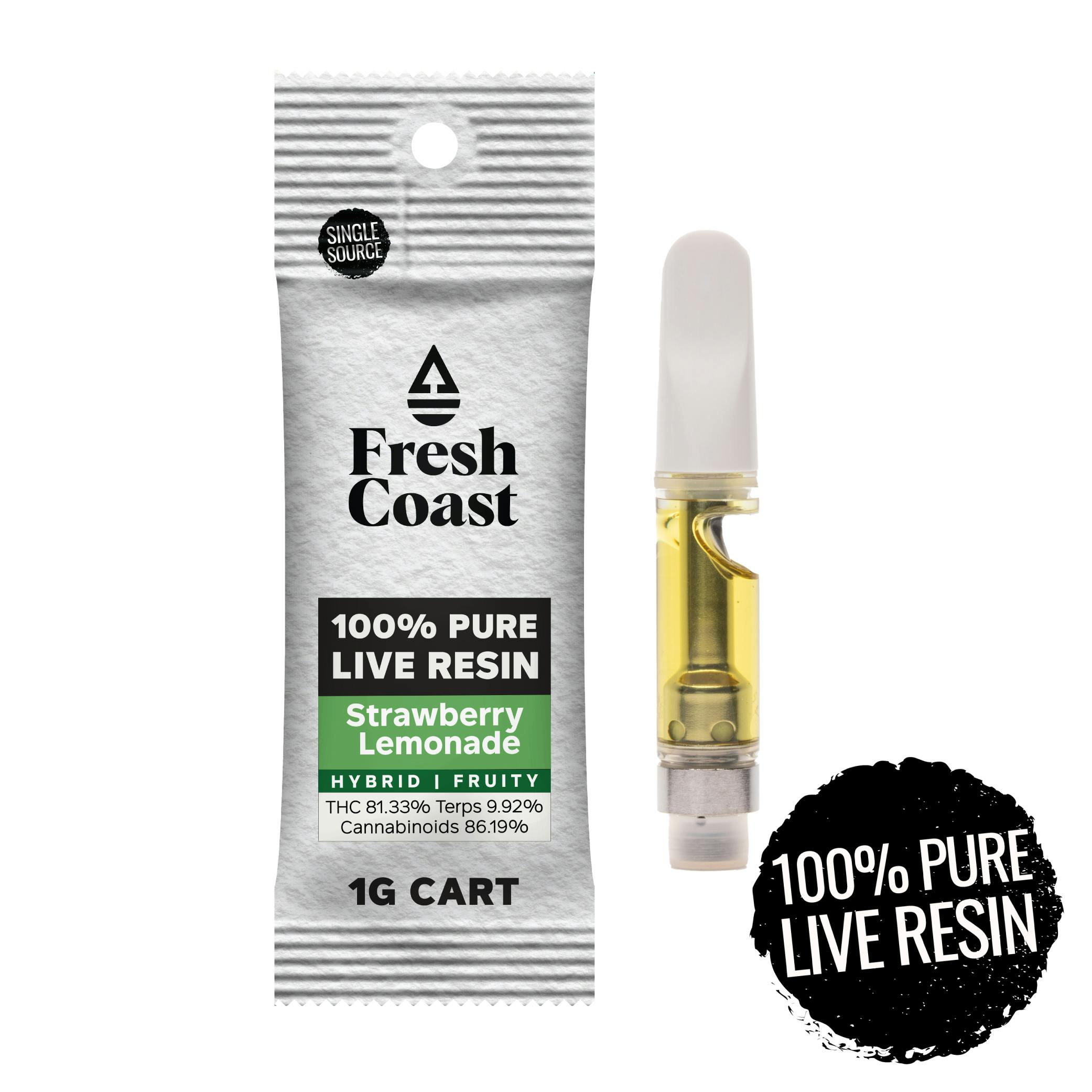 Fresh Coast - Strawberry Lemonade | Live Resin Cartridge | 1g - 1