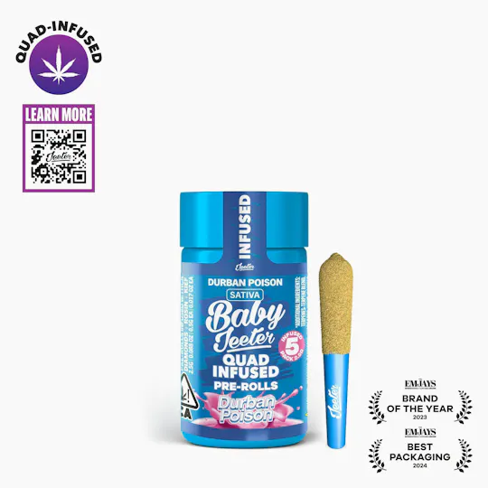 Jeeter - Jeeter | Durban Poison | Quad-Infused Minis | 0.5g each | 5pk - 1