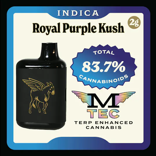 Mule Extracts - Royal Purple Kush | M-TEC Disposable | 2g - 1