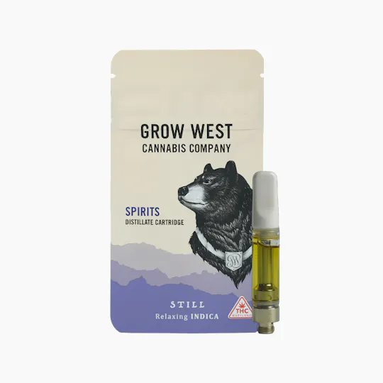 Grow West Cannabis Company - Southwest Stomper x William's Wonder | Spirits | Distillate Cartridge | 1g - 1