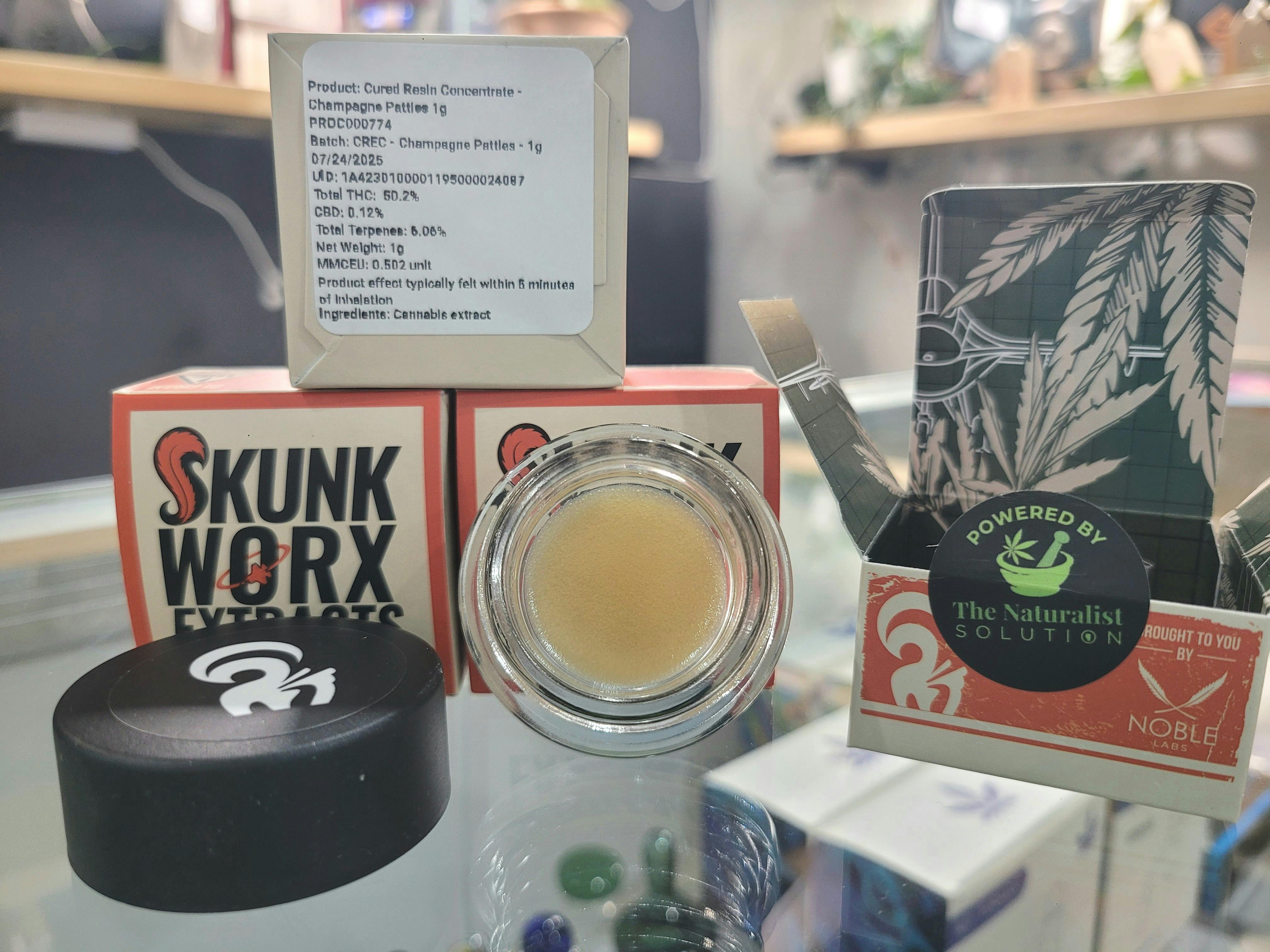 Noble Labs - Noble Labs Skunk Worx Curded Resin 1g | Champagne Patties - 1