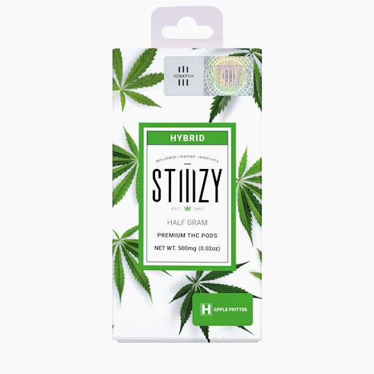 STIIIZY - Vape Cartridge - APPLE FRITTER .5G Original THC Pod - STIIIZY - 1