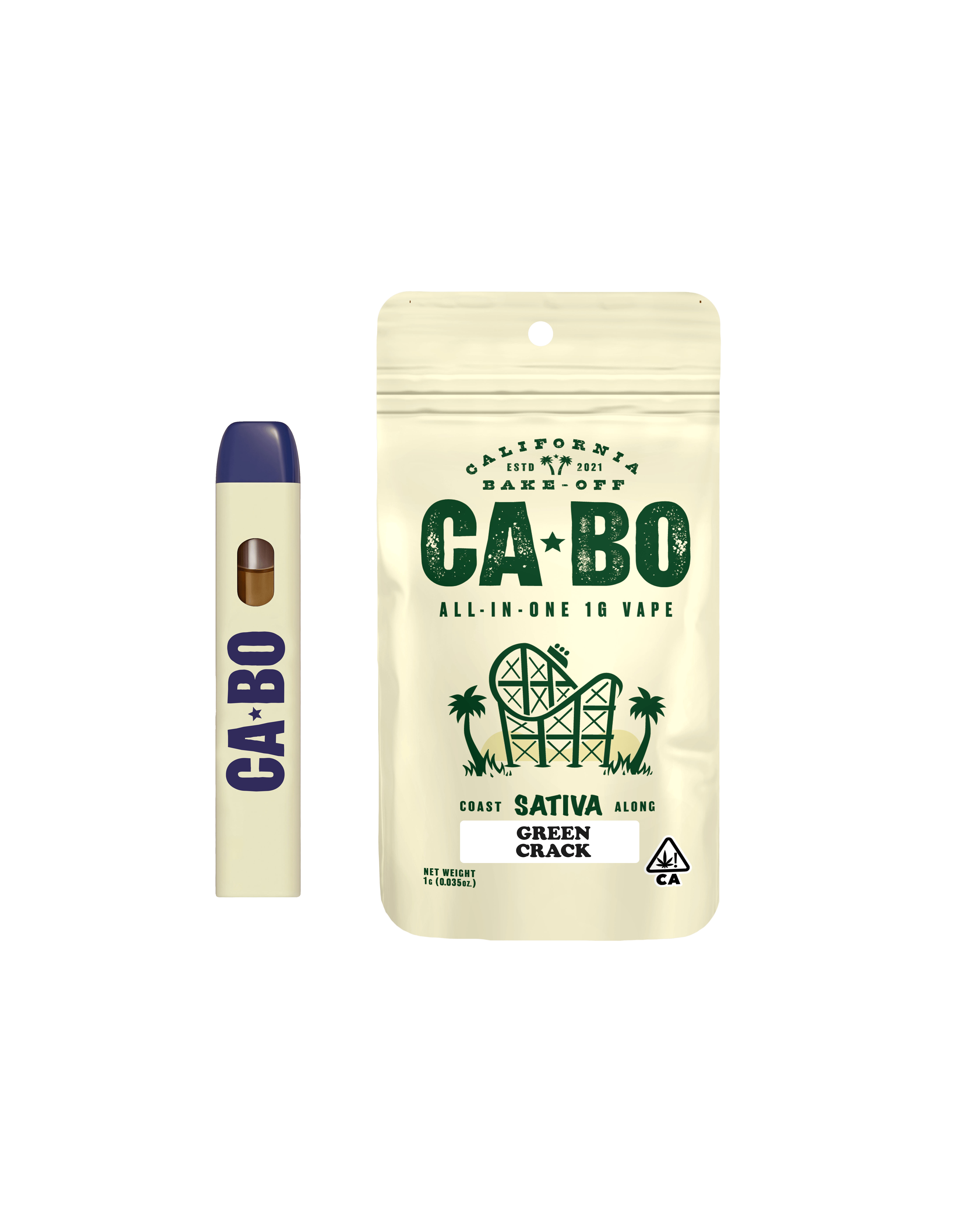 CABO - CABO | Green Crack | Disposable | 1g - 1