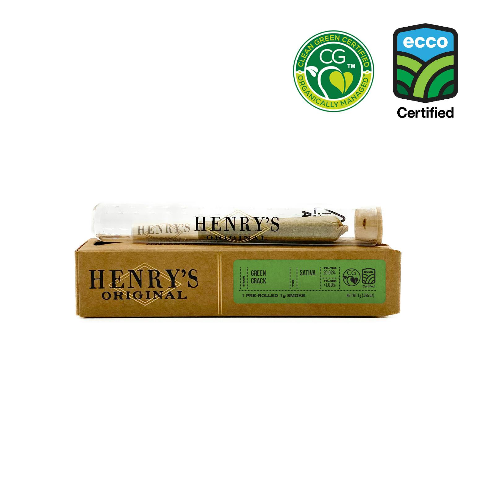 Henry's Original - Henry's Original | Green Crack | Joint | 1g - 1
