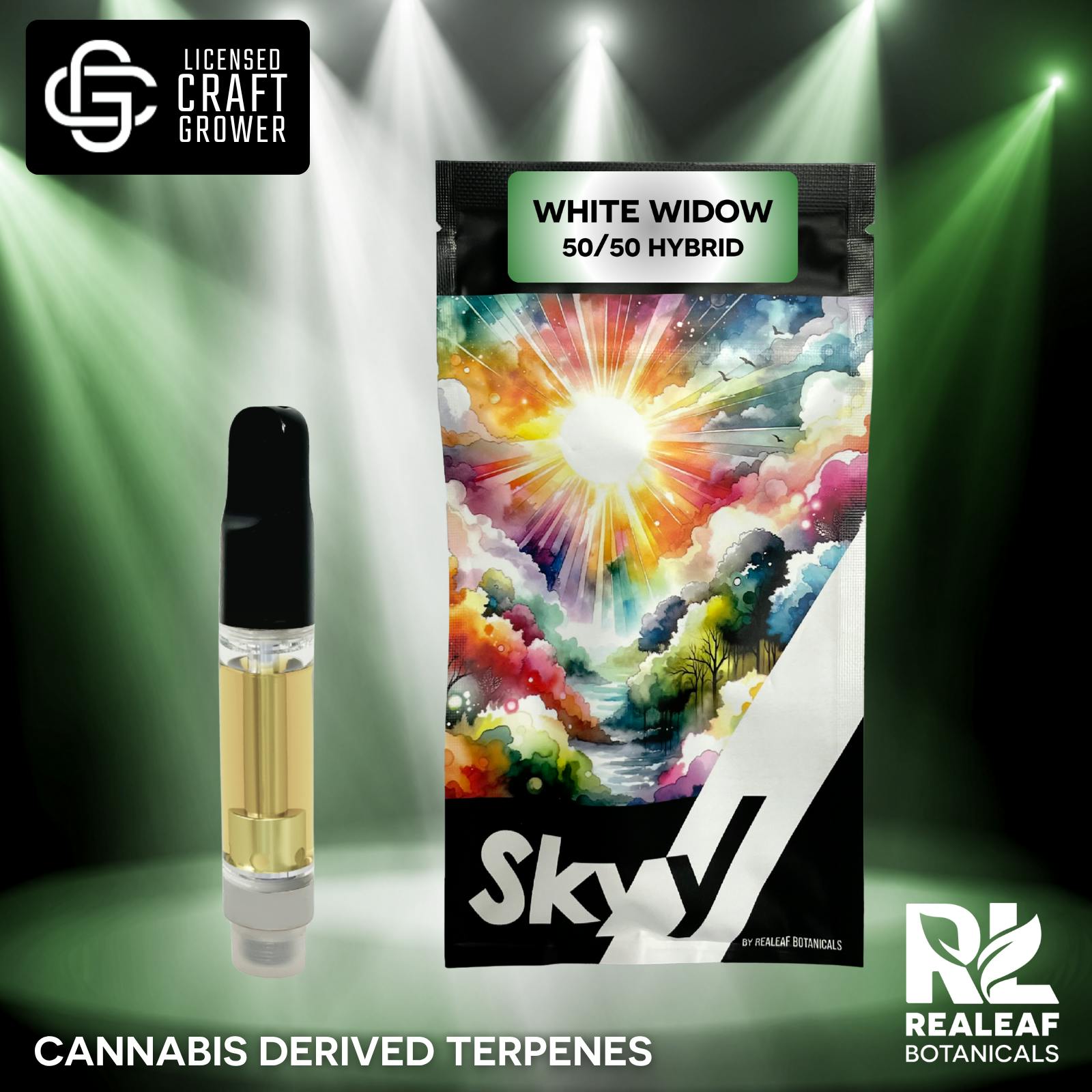 Realeaf Botanicals - White Widow Vape Cartridge 2g - 1