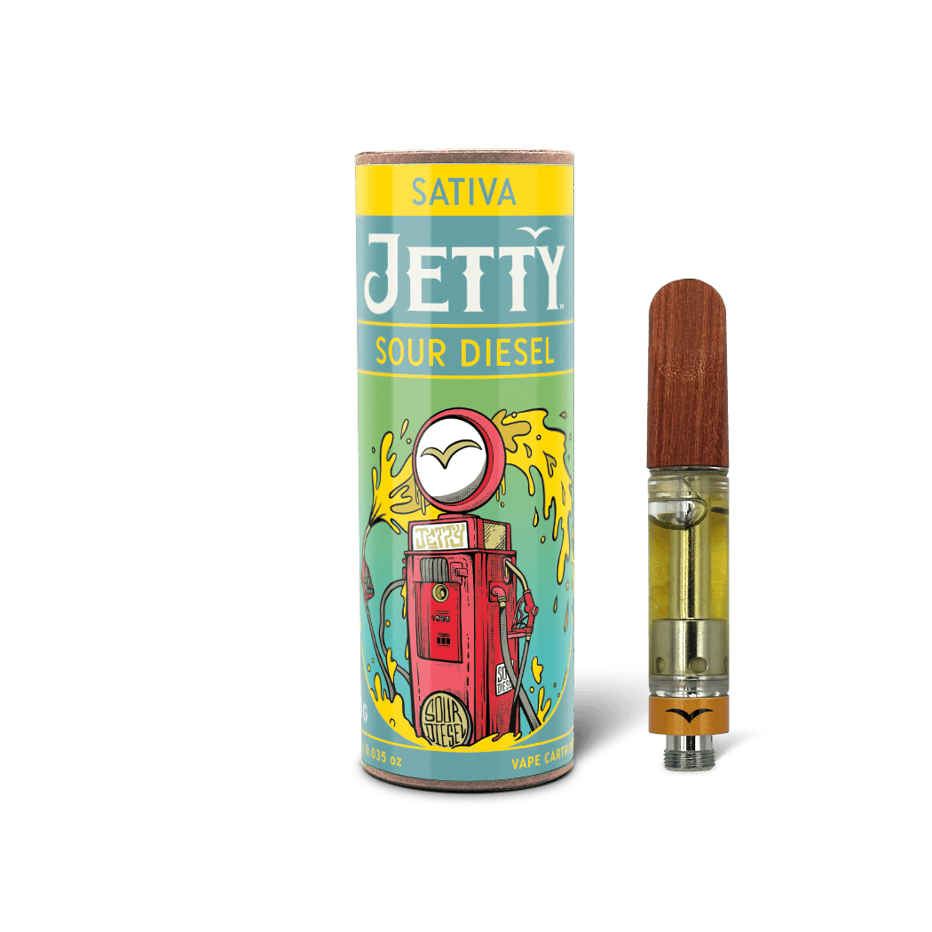 Jetty Extracts - NY Sour Diesel | Distillate Cartridge | 1g - 1