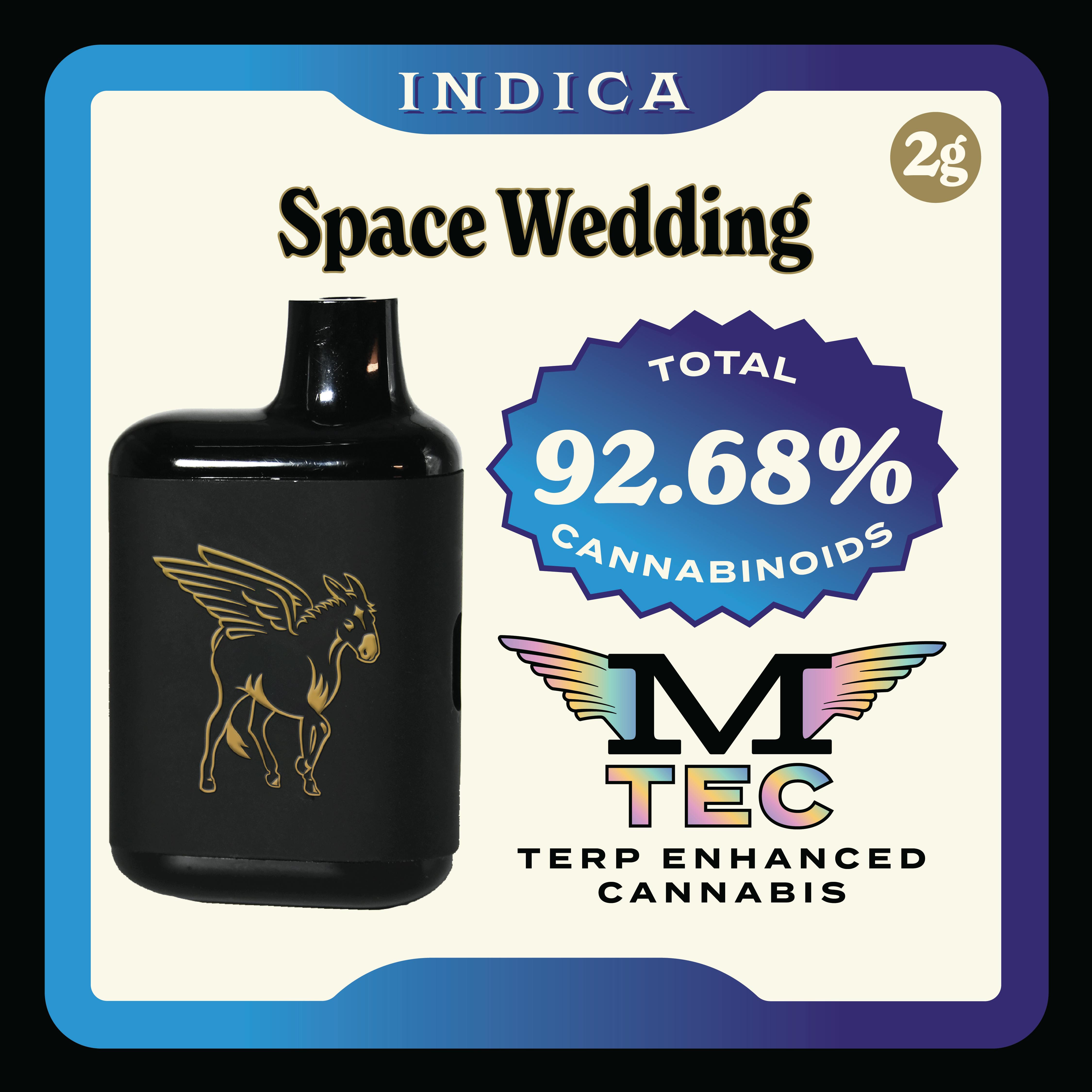 Mule Extracts - Space Wedding | M-TEC Dank Tank Disposable | 2g - 1
