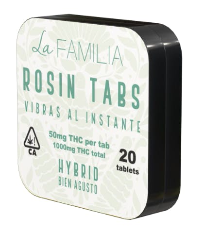 La Familia - Bien Agusto | Hybrid | Rosin Tabs | 20pk | 1000mg - 1