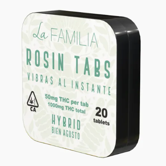 La Familia - Bien Agusto | Hybrid | Rosin Tabs | 20pk | 1000mg - 1