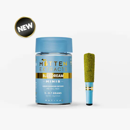 Mitten Extracts - Mitten Extracts | Blue Dream | Infused Minis | 3.5g | 5pk - 1