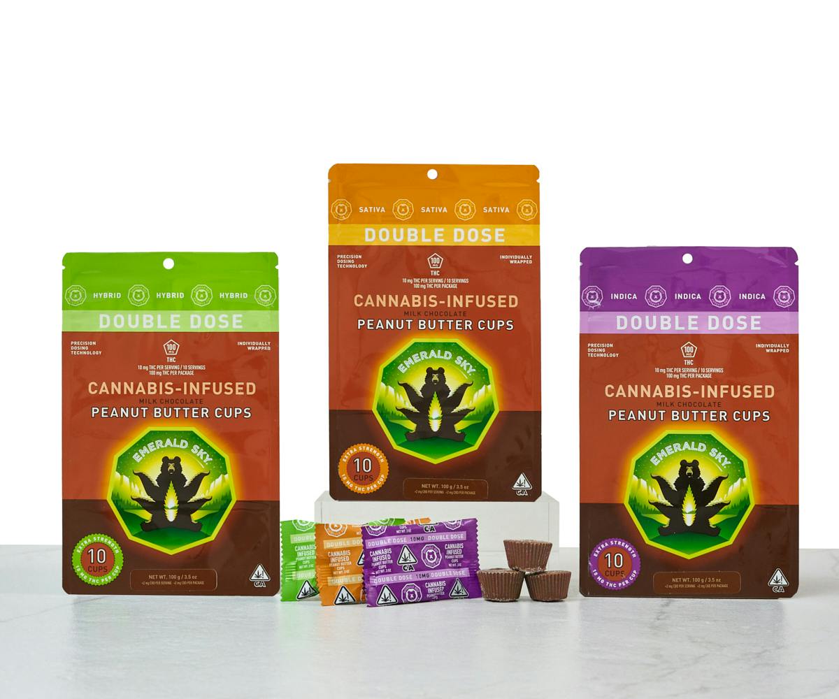 Emerald Sky - Emerald Sky Milk Chocolate Peanut Butter Cups - Hybrid 100mg 10pk - 1