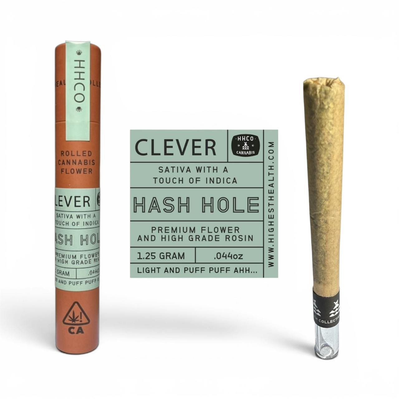 Highest Health Collective - HHCo | Clever 1.25g | Hash Hole | Gush Mintz x GG#4 | Sativa - 1