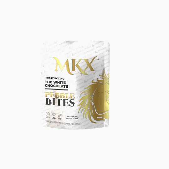 MKX Oil Co - White Chocolate Pebble Bites | 200mg | 20ct | 10mg/ea - 1