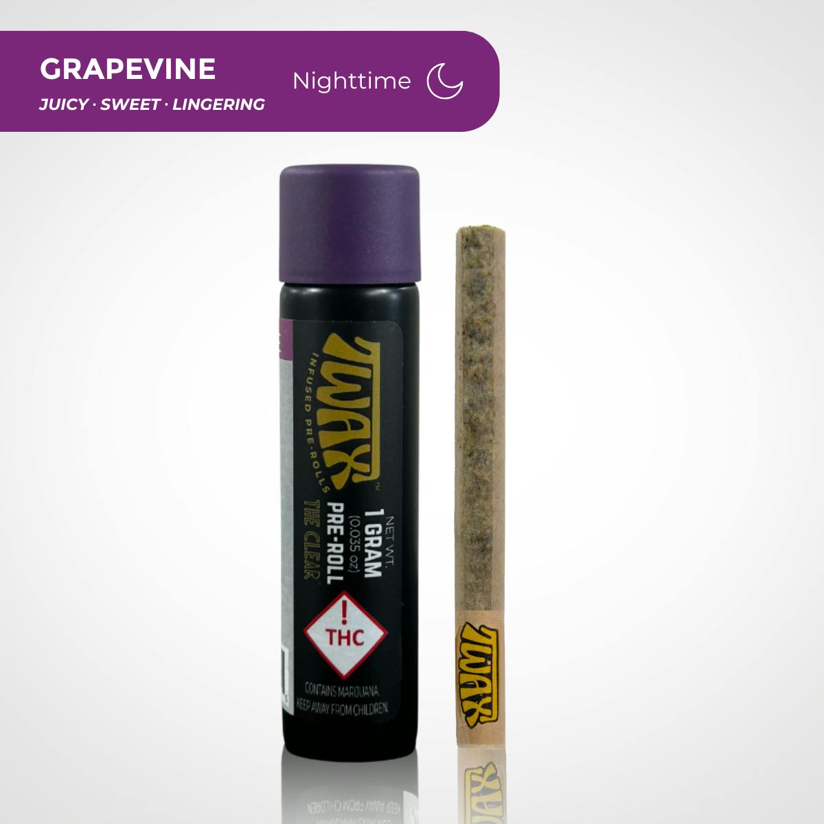 CLEAR Brands - TWAX Infused Pre-roll 1g | Grapevine - 1