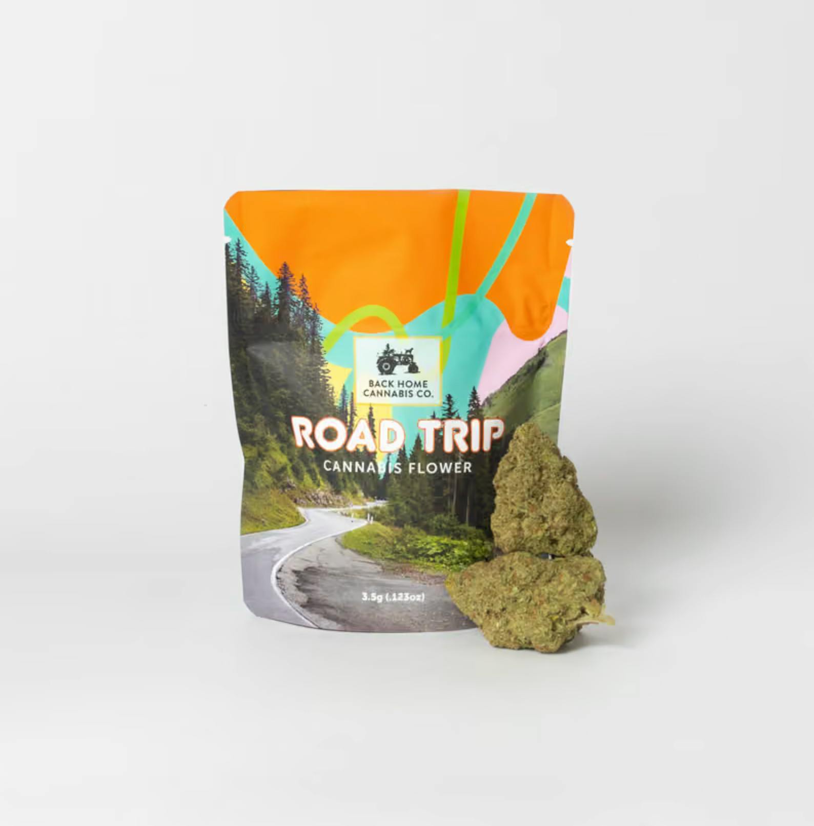 Back Home Cannabis Co. - Road Trip | Rainbow Belts | Big Buds | 3.5g - 1