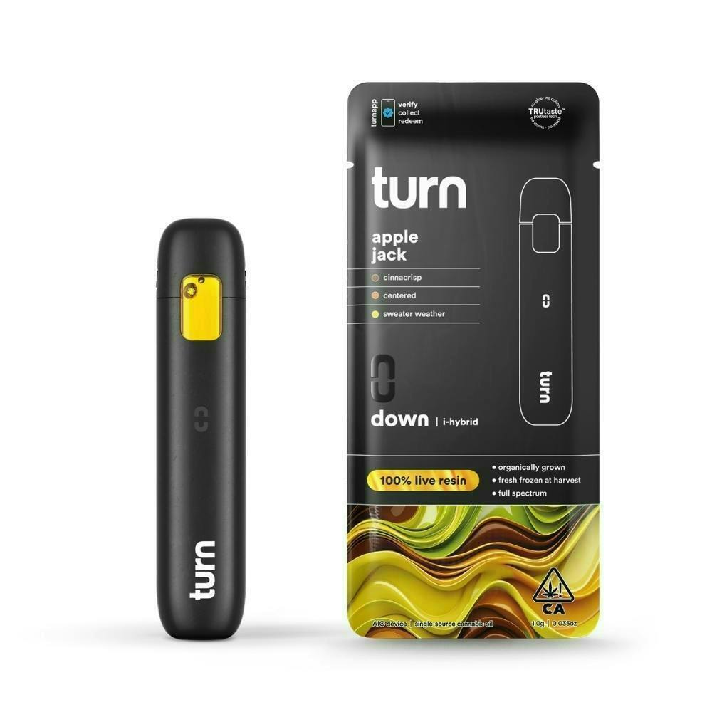 turn - Apple Jacks | 100% Live Resin | AIO | Indica-Hybrid - 1