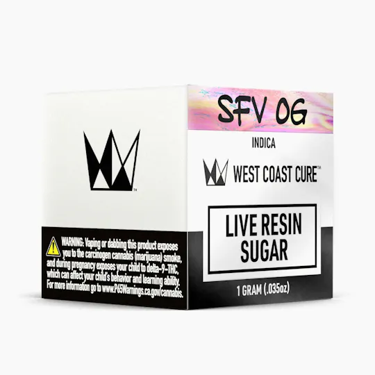 West Coast Cure - SFV OG Live Resin Sugar - 1