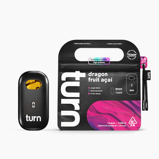 turn - Dragon Fruit Açaí | Botanica Blends | AIO | Indica-Hybrid | 1g - 1