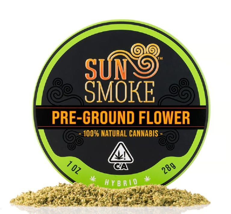 SunSmoke - SunSmoke | Hybrid Blend | Flower | Pre-Ground | 0.5oz Tin - 1