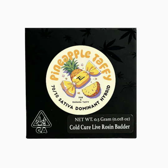 Team Elite Genetics - Pineapple Taffy | Rosin | Cold Cure Badder | 0.5g - 1