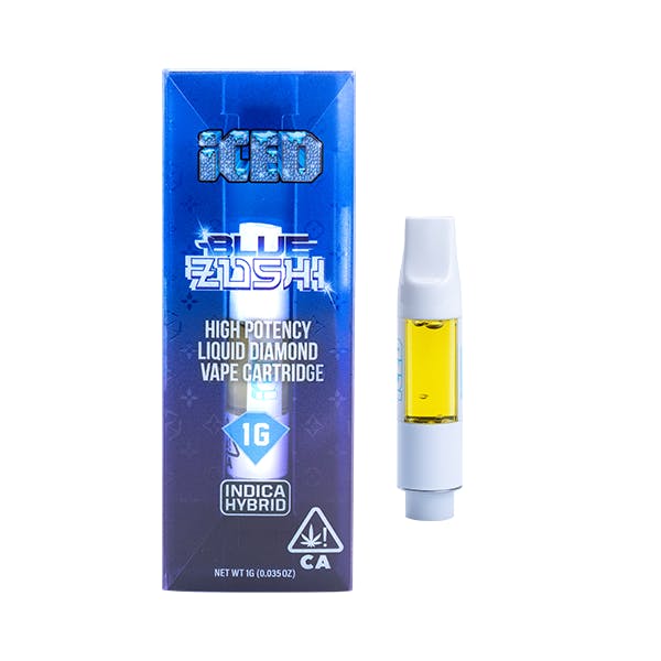 ICED - Blue Zushi Vape Cartridge - 1g - 1