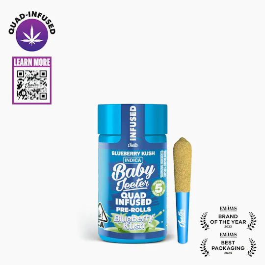 Jeeter - Jeeter | Blueberry Kush | Quad-Infused Minis | 0.5g each | 5pk - 1