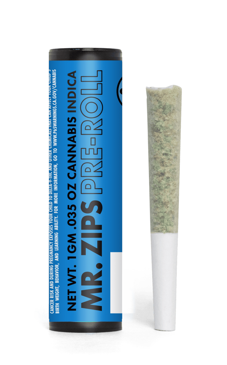 MR. ZIPS - MR. ZIPS | Governmint Oasis | Indica | Pre-Roll | Single 1g - 1