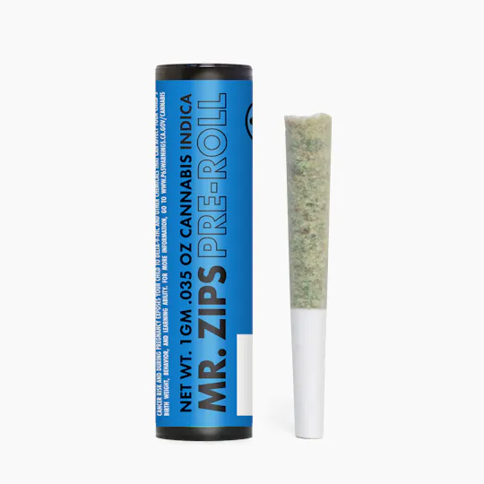 MR. ZIPS - MR. ZIPS | Governmint Oasis | Indica | Pre-Roll | Single 1g - 1