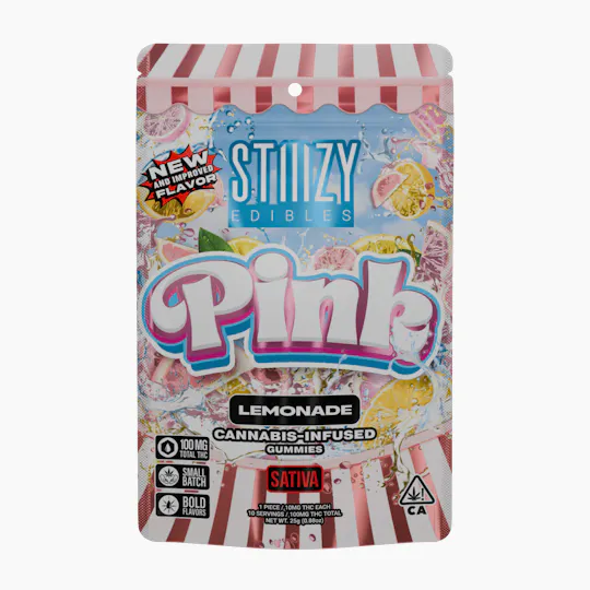STIIIZY - - PINK - 100MG LEMONADE EDIBLES - 1