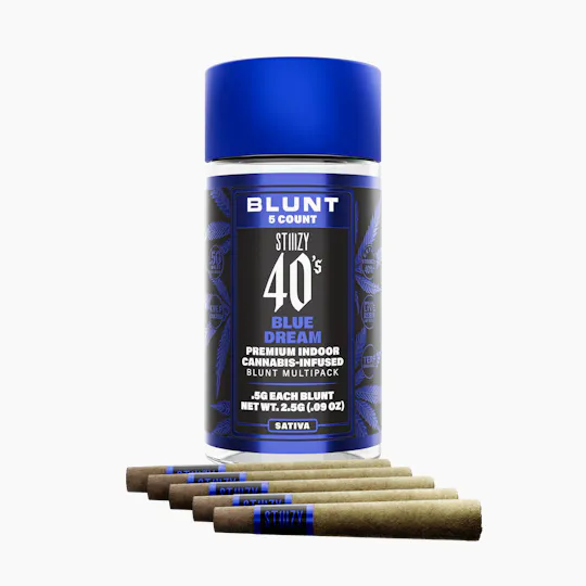STIIIZY - - BLUE DREAM - .5G 40's Infused Mini Blunt 5 Pack - 1