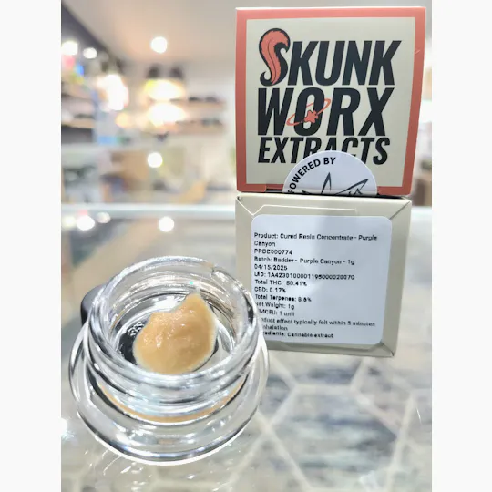 Noble Labs - Skunk Worx Cured Resin Concentrate | Purple Canyon - 1