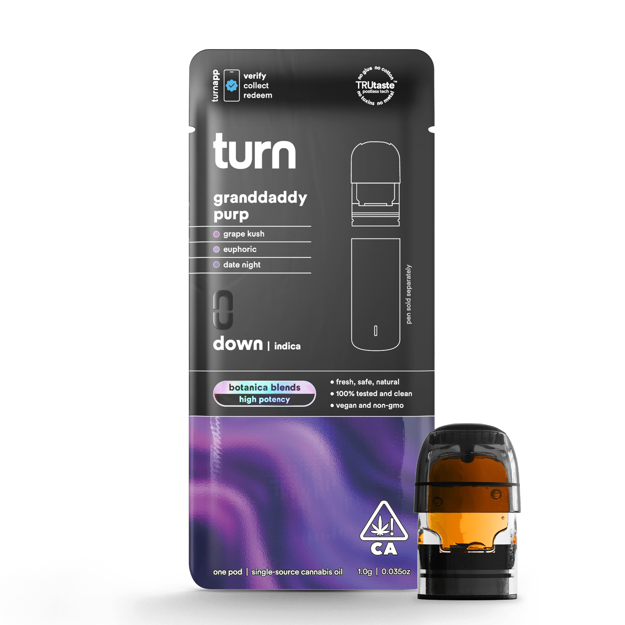 turn - Granddaddy Purp | Botanica Blends | Indica - 1